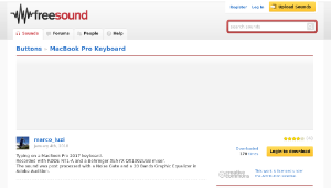 Freesound聲音庫：MacBook Pro Keyboard-資源代表圖