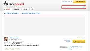 Freesound聲音庫：LoopAmusement.wav縮圖
