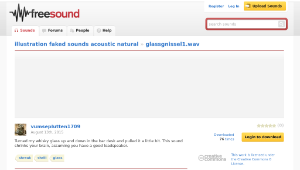 Freesound聲音庫：glassgnissel1.wav-資源代表圖