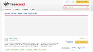 Freesound聲音庫：Alarm Sound - slow - low pitch.wav縮圖