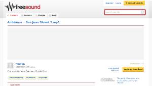 Freesound聲音庫：San Juan Street 2.mp3-資源代表圖