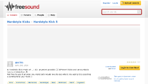 Freesound聲音庫：Hardstyle Kick 5縮圖
