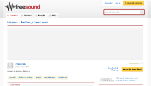 Freesound聲音庫：beitou_street.wav