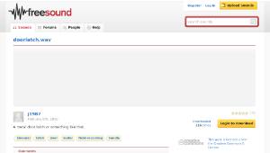 Freesound聲音庫：doorlatch.wav-資源代表圖