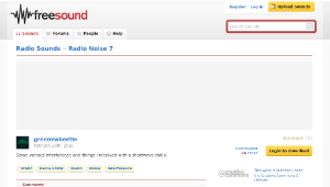 Freesound聲音庫：Radio Noise 7-資源代表圖