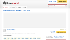 Freesound聲音庫：Short buzz縮圖