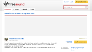 Freesound聲音庫：Interference WAVE Dropbox.WAV-資源代表圖