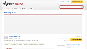 Freesound聲音庫：Walking.WAV-資源代表圖