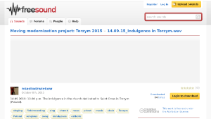 Freesound聲音庫：14.09.15_Indulgence in Torzym.wav-資源代表圖