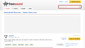 Freesound聲音庫：Water Glass.wav-資源代表圖