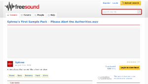 Freesound聲音庫：Please Alert the Authorities.wav