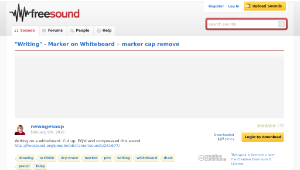 Freesound聲音庫：marker cap remove-資源代表圖