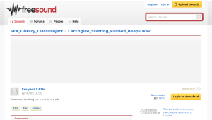 Freesound聲音庫：CarEngine_Starting_Rushed_Beeps.wav縮圖