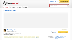 Freesound聲音庫：plate-rack_4.wav-資源代表圖
