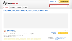 Freesound聲音庫：SFX_Car_Engine_Inside_RPMHigh.wav-資源代表圖