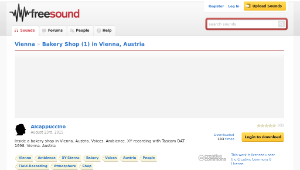 Freesound聲音庫：Bakery Shop (1) in Vienna, Austria-資源代表圖