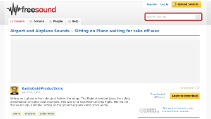 Freesound聲音庫：Sitting on Plane waiting for take off.wav-資源代表圖
