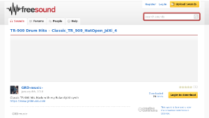 Freesound聲音庫：Classic_TR_909_HatOpen_JdXi_4-資源代表圖