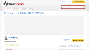 Freesound聲音庫：nix-dubstep-001-(160BPM).flac-資源代表圖