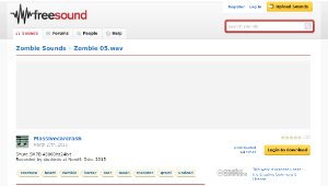 Freesound聲音庫：Zombie 05.wav縮圖