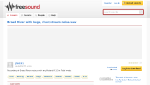 Freesound聲音庫：Broad River with bugs, river/stream noise.wav-資源代表圖
