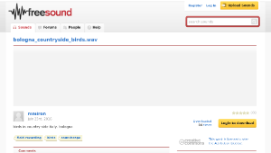 Freesound聲音庫：bologna_countryside_birds.wav縮圖