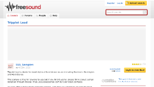 Freesound聲音庫：Tripplet Lead-資源代表圖
