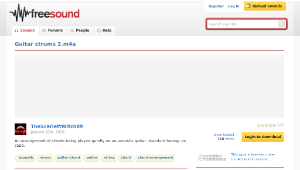 Freesound聲音庫：Guitar strums 2.m4a