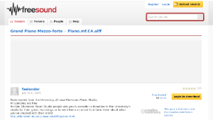 Freesound聲音庫：Piano.mf.C4.aiff縮圖