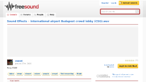 Freesound聲音庫：international airport Budapest crowd lobby (CSG).wav縮圖