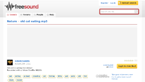 Freesound聲音庫：old cat eating.mp3-資源代表圖