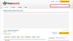Freesound聲音庫：Static_Airy_stereo_bip.wav縮圖