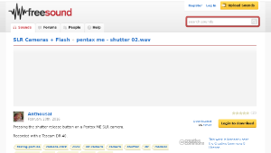 Freesound聲音庫：pentax me - shutter 02.wav縮圖