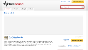 Freesound聲音庫：Drum rolls!-資源代表圖