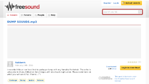 Freesound聲音庫：DUMP SOUNDS.mp3-資源代表圖
