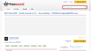 Freesound聲音庫：Rey Holliday - GTDWNstringloopBPM82.wav-資源代表圖