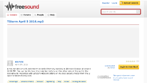 Freesound聲音庫：TStorm April 5 2016.mp3縮圖