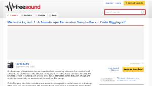 Freesound聲音庫：Crate Digging.aif縮圖