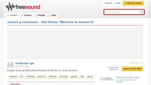 Freesound聲音庫：Kid Chorus "Welcome to Avenue Q"-資源代表圖