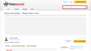Freesound聲音庫：Plastic Wow 4.wav