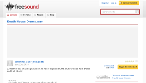 Freesound聲音庫：Death House Drums.wav-資源代表圖