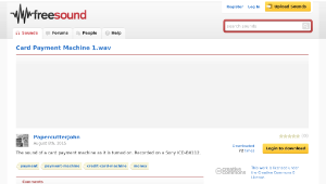 Freesound聲音庫：Card Payment Machine 1.wav-資源代表圖