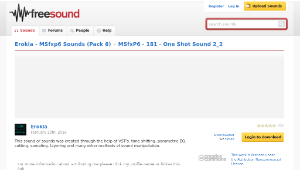 Freesound聲音庫：One shot Sound 2_2.wav
