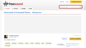 Freesound聲音庫：Rising.wav