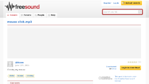 Freesound聲音庫：mouse click.mp3