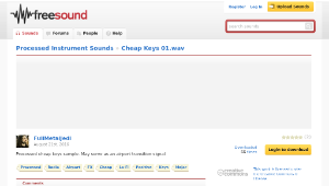 Freesound聲音庫：Cheap Keys 01.wav-資源代表圖
