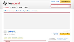 Freesound聲音庫：Basketball-practice-amb.wav-資源代表圖