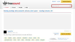 Freesound聲音庫：eardigi_drums_10