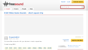 Freesound聲音庫：short square trip-資源代表圖