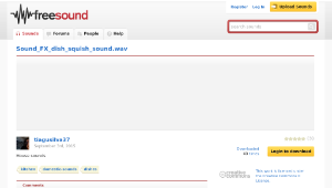 Freesound聲音庫：Sound_FX_dish_squish_sound.wav-資源代表圖